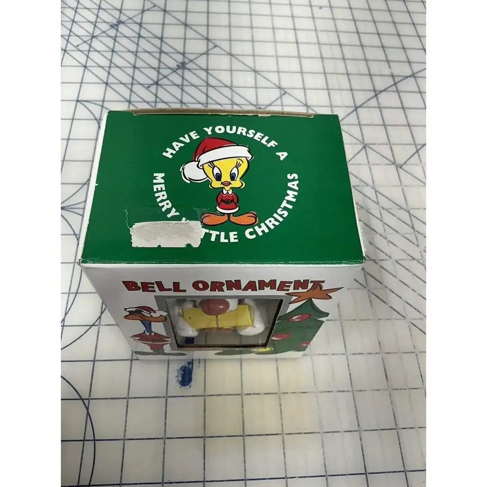 VTG 1998 Sylvester The Cat Christmas Bell Ornament From Warner Bros.‎ - Heavy